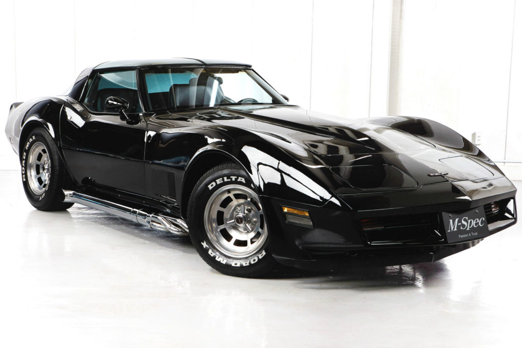 CORVETTE C3 ミラートップ/ 黒革/サイドマフラー /エーデル